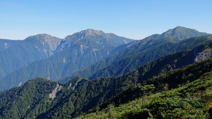 【南アルプス】聖岳登山　おっさんが熱烈歓迎されるゴンドラの旅　光岳～聖岳縦走３日目