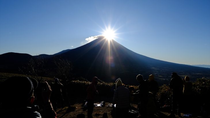 【山梨】竜ヶ岳登山①　ダイヤモンド富士は永遠の輝き　辰年の最後に竜に登る旅